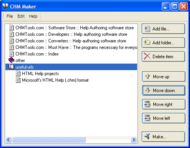 Abee CHM Maker freeware screenshot